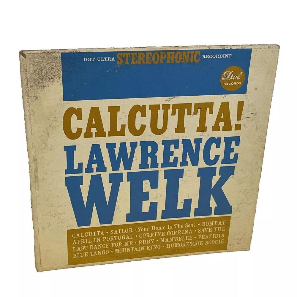 Lawrence Welk Calcutta! (Vinyl, 1961) Dot Records DLP 25359 Good+ LP Record